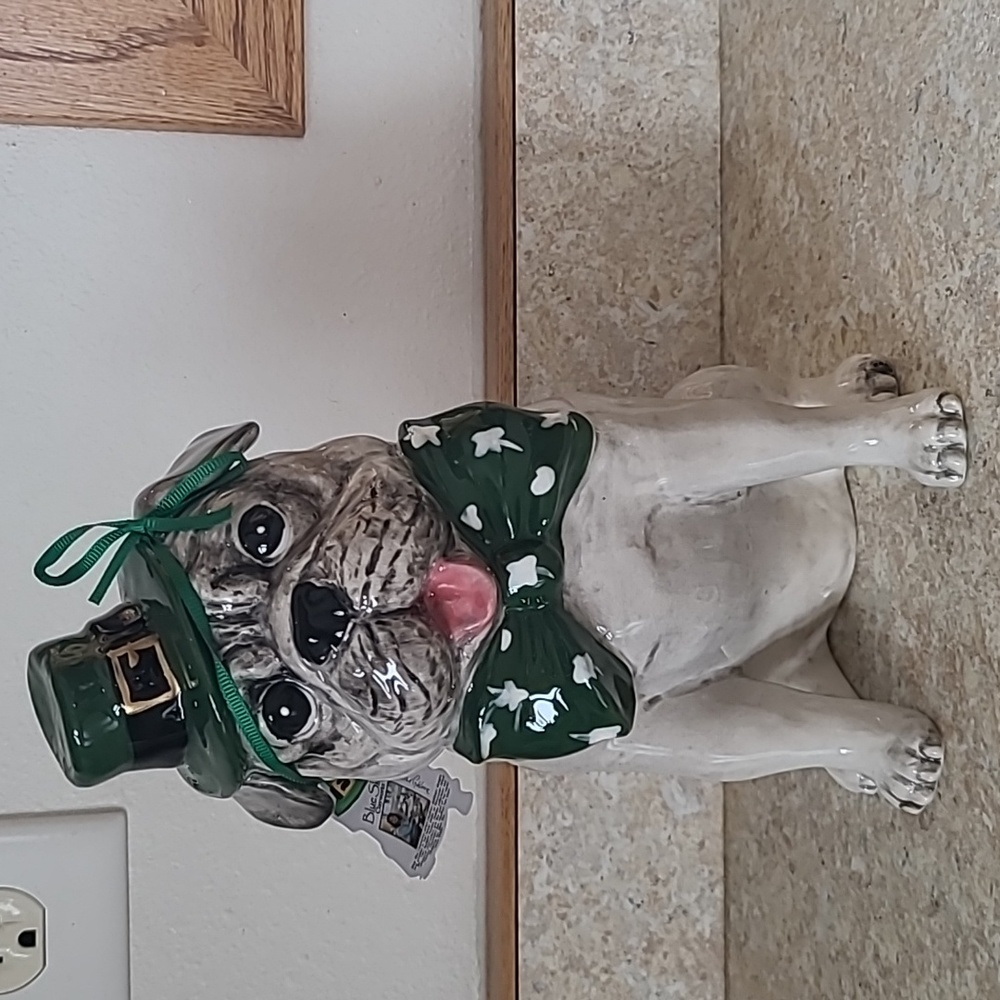 Blue Sky Clayworks St. Patrick's Pug